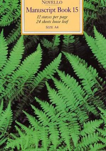 NOVELLO MANUSCRIPT BOOK 15 A4 Loose Leaf