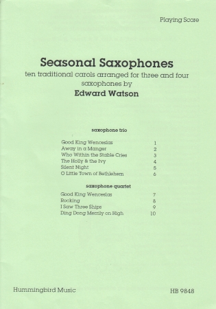 SEASONAL SAXOPHONES (score & parts)