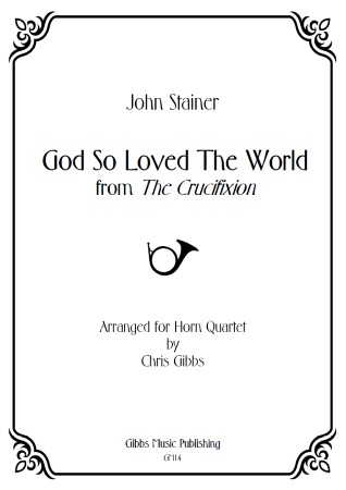 GOD SO LOVED THE WORLD (score & parts)