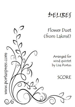 FLOWER DUET from Lakme (score & parts)