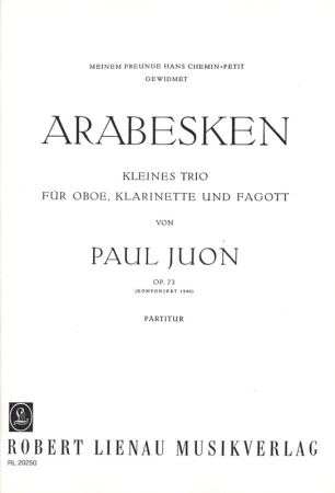 ARABESKEN Op.73 (set of parts)