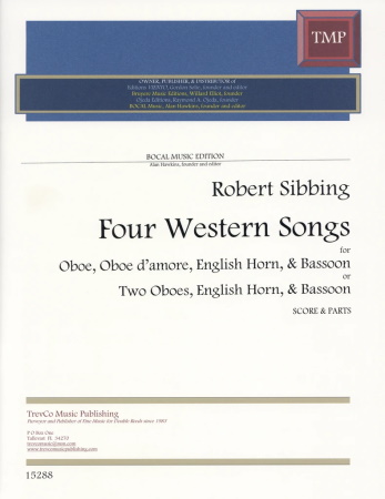 FOUR WESTERN SONGS (score & parts)