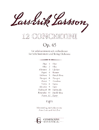 CONCERTINO Op.45 No.1