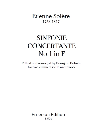SINFONIE CONCERTANTE No.1 in F