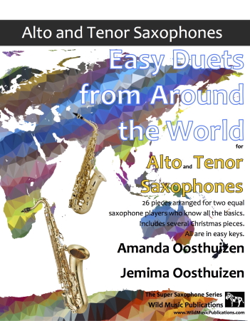 EASY DUETS FROM AROUND THE WORLD for Alto & Tenor Saxophones