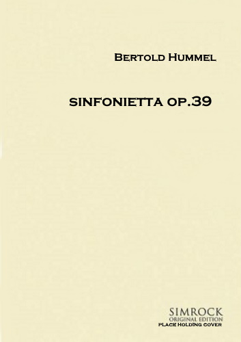 SINFONIETTA Op.39 (score)