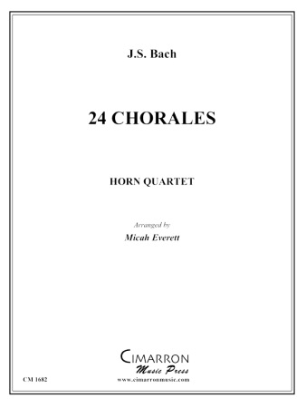 24 CHORALES (playing scores)