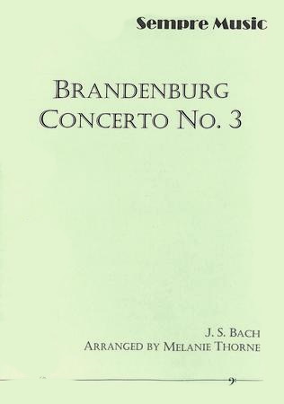 BRANDENBURG CONCERTO No.3 First Movement (score & parts)