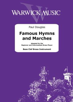 FAMOUS HYMNS AND MARCHES + Online Audio (bass clef)