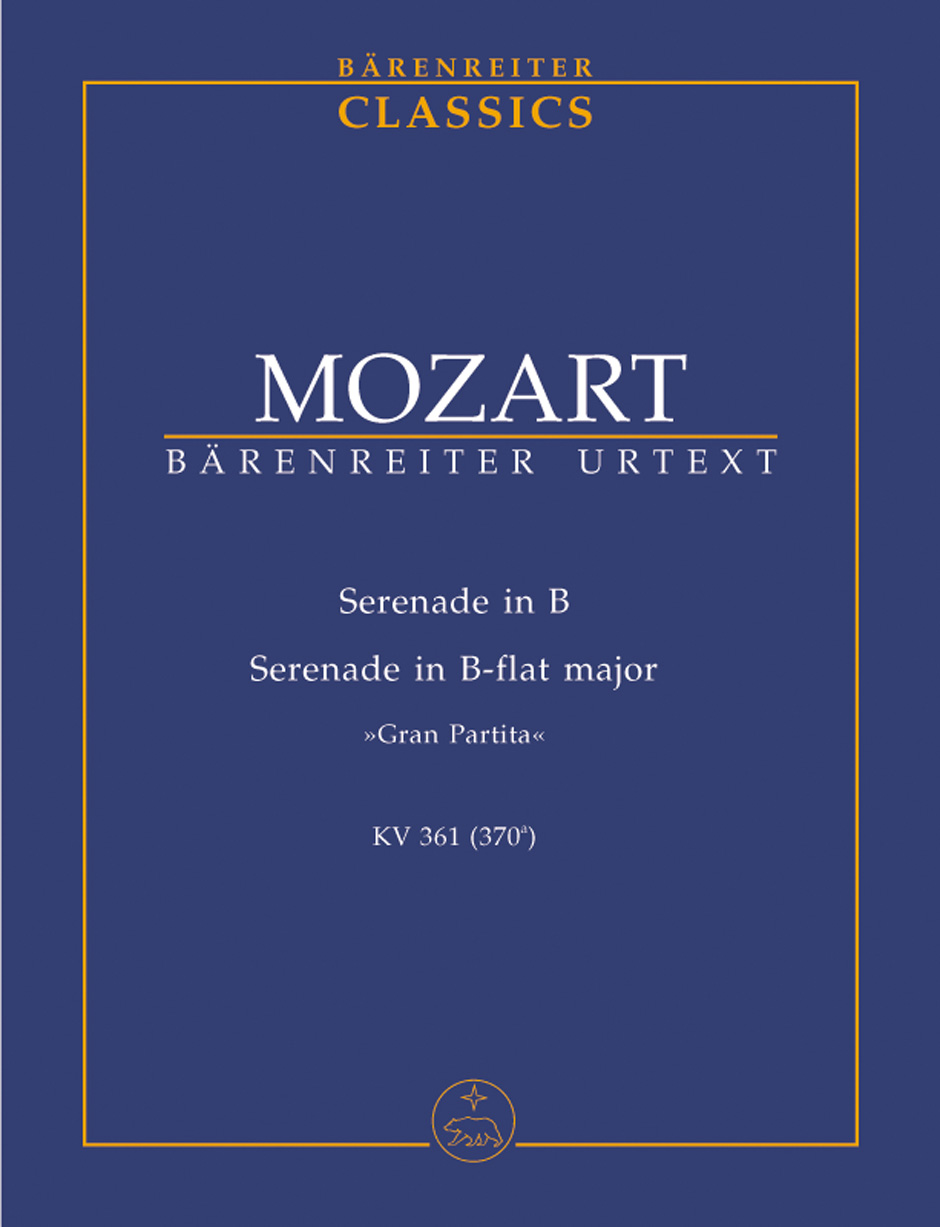 SERENADE No.10 in Bb major KV361, 'Gran Partita' (study score)