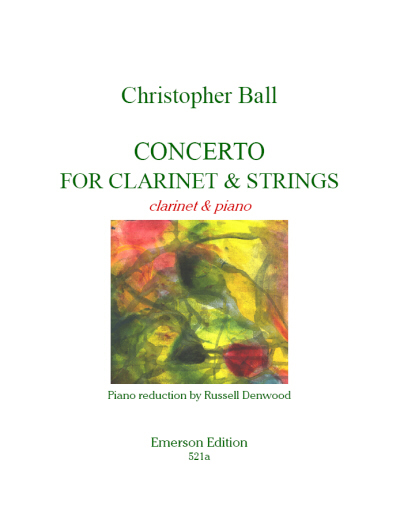 CONCERTO for Clarinet & Strings (score)