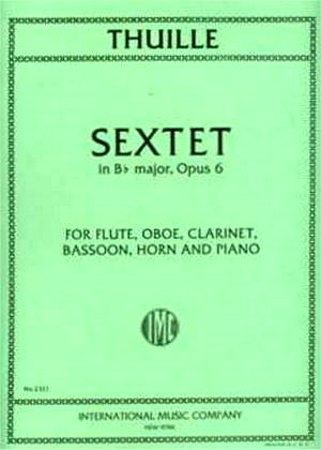 SEXTET in Bb major Op.6 (piano score & parts)