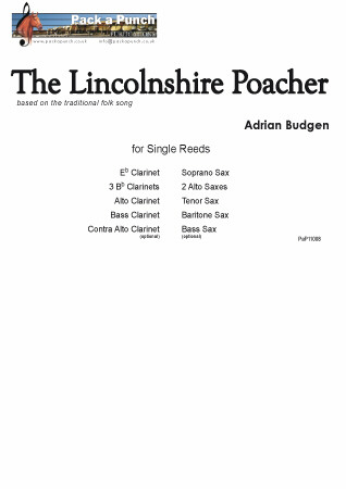 THE LINCOLNSHIRE POACHER (score & parts)