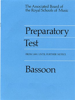 PREPARATORY TEST Bassoon