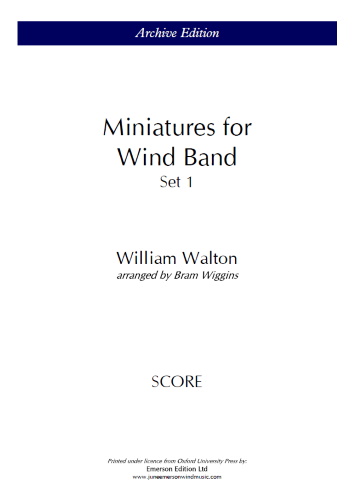 MINIATURES for Wind Band Set 1 (score & parts)