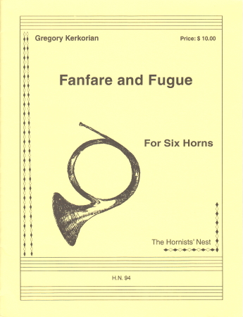 FANFARE AND FUGUE score & parts