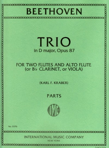 TRIO in D major Op.87 (set of parts)