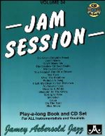 JAM SESSION Volume 34 + CD 18 jazz standards