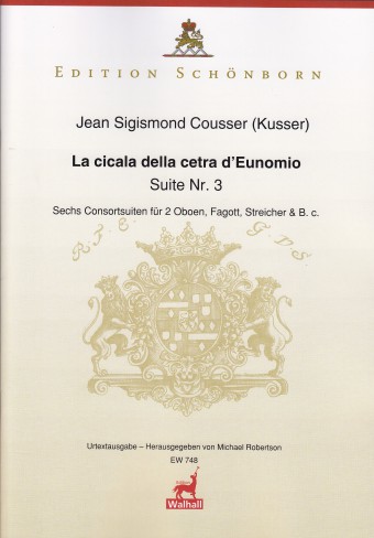 LA CICALA DELLA CETRA D'EUNOMIO Suite No.3 (score & parts)
