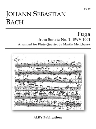 FUGA from Sonata no.1 BWV1001 (score & parts)