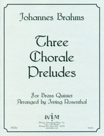 THREE CHORALE PRELUDES (score & parts)