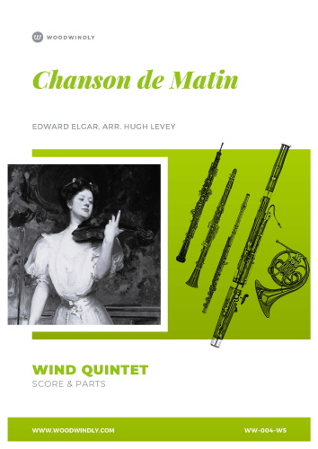 CHANSON DE MATIN (score & parts)