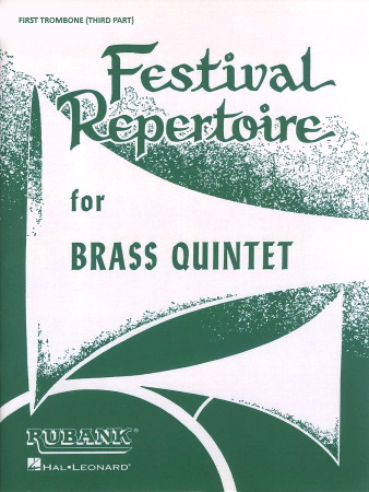 FESTIVAL REPERTOIRE 1st trombone (third part)