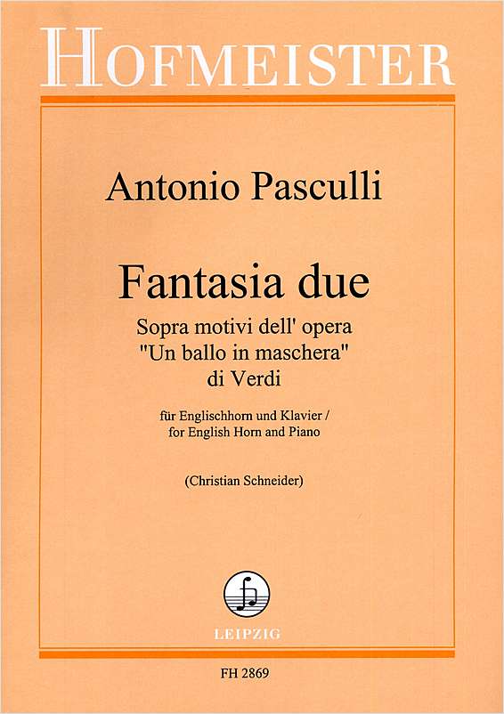 FANTASIA DUE on 'Un Ballo in Maschera' by Verdi
