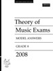THEORY OF MUSIC EXAMS Model Answers Grade 8 2008