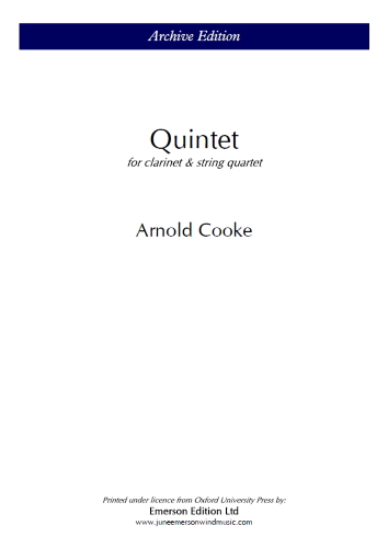 QUINTET (score & parts)