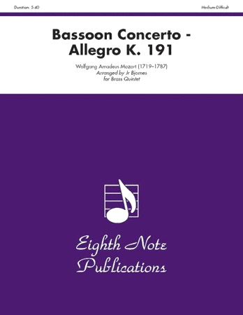 BASSOON CONCERTO Allegro K 191