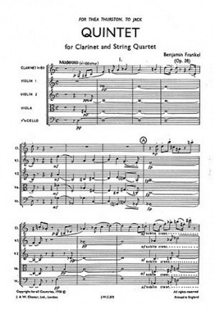 QUINTET Op.28 (score)