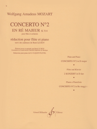 CONCERTO No.2 in D major, K314