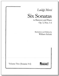 SIX SONATAS Op.3 Volume 2
