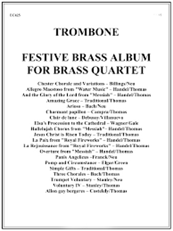 FESTIVE BRASS ALBUM Trombone (alt. to Horn)