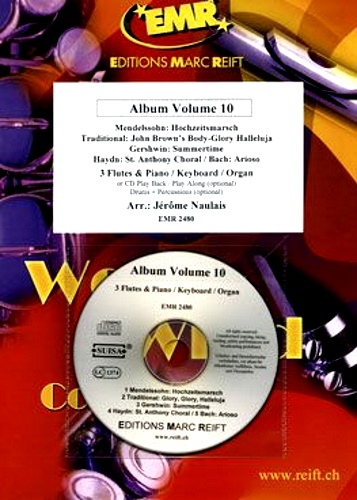 ALBUM FOR THREE FLUTES Volume 10 + CD
