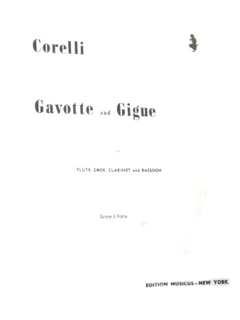 GAVOTTE AND GIGUE (score & parts)