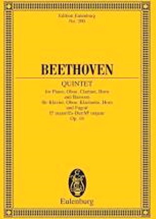 QUINTET in Eb Op.16 miniature score