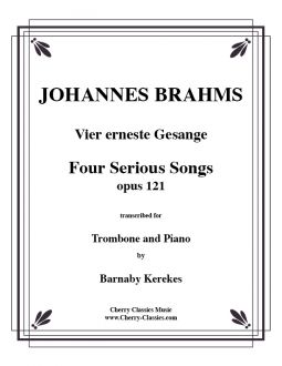 FOUR SERIOUS SONGS Op.121