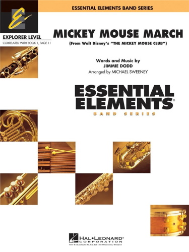 MICKEY MOUSE MARCH (score & parts)