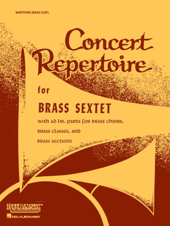 CONCERT REPERTOIRE Baritone (bass clef)