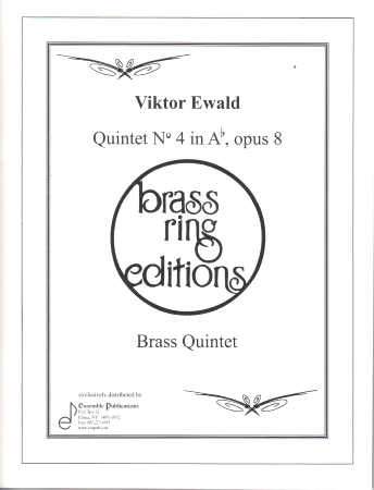 QUINTET No.4 in Ab major Op.8 (score & parts)