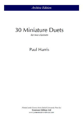 30 MINIATURE DUETS (Playing Score)