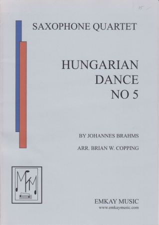 HUNGARIAN DANCE No.5 score & parts