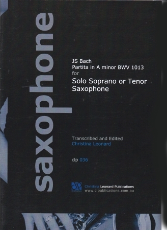SONATA in A minor BWV 1013