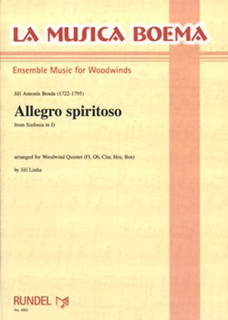 ALLEGRO SPIRITOSO from Sinfonia in D score & parts