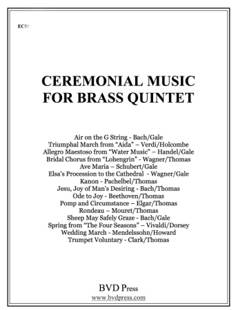 CEREMONIAL MUSIC for Brass Quintet Trombone