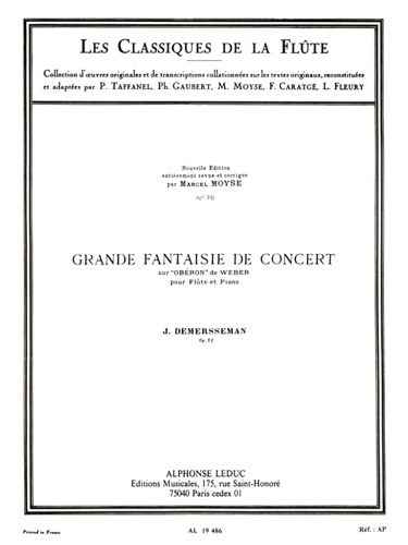 GRANDE FANTAISIE DE CONCERT Op.52