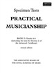 PRACTICAL MUSICIANSHIP Specimen Tests Book 2 Grades 6-8