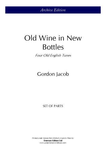 OLD WINE IN NEW BOTTLES (set of parts)
